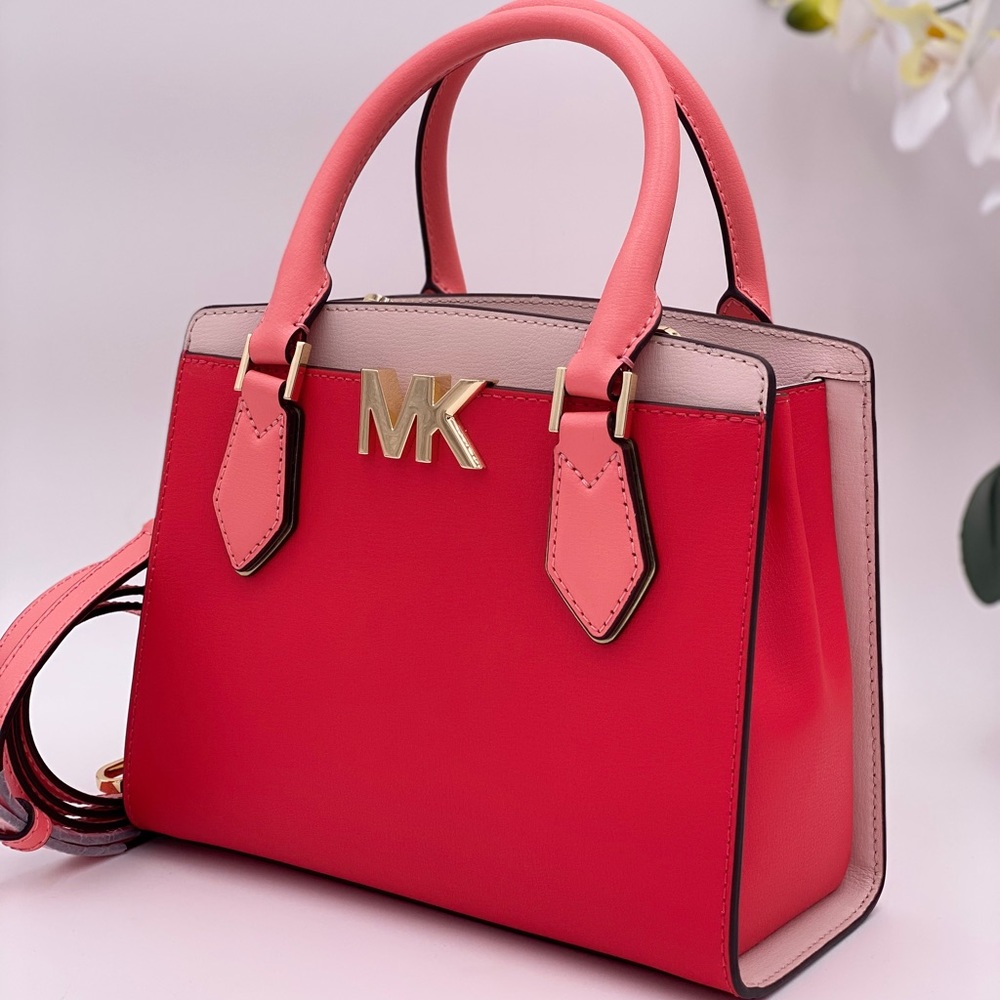 Michael Kors Mott Satchel Crossbody - Picture 1 of 12
